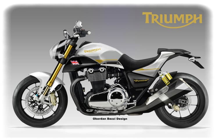 Triumph Hurricat 1700 Prototyp Entwurf von Oberdan Bezzi