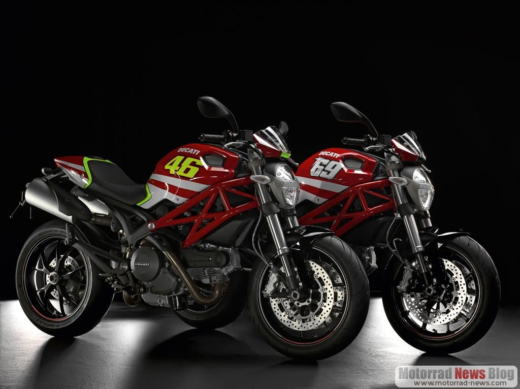 Ducati Monster GP Replica: Rossi oder Hayden