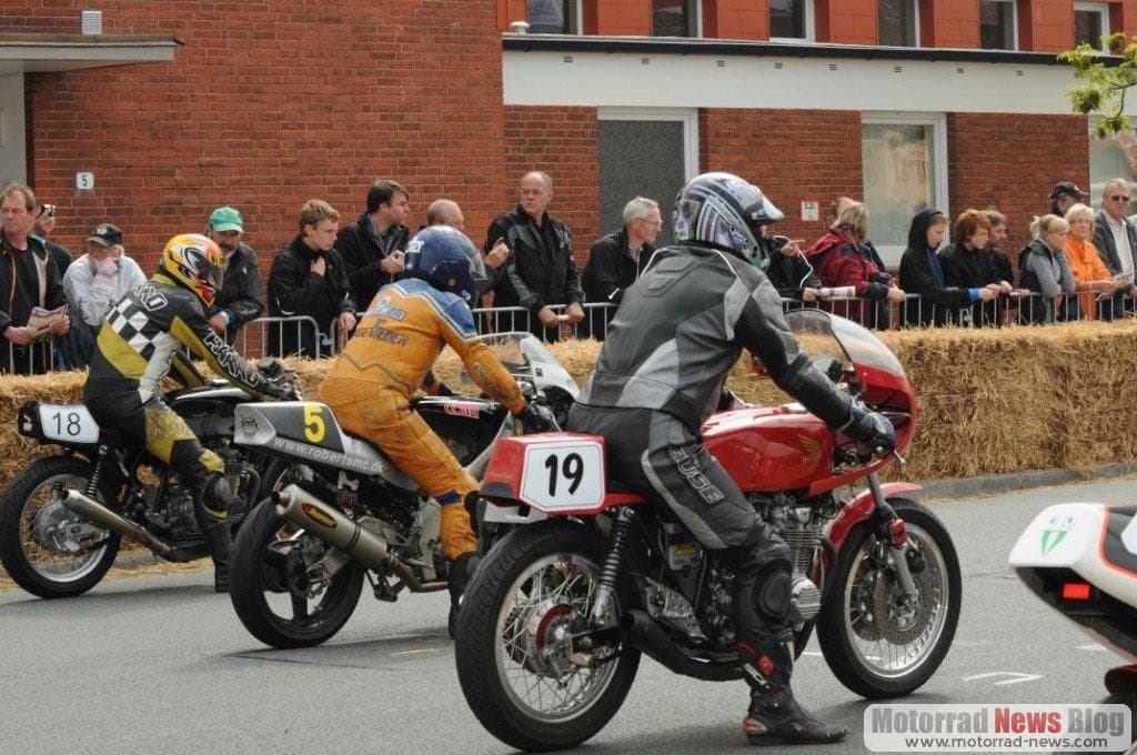 am Start geht es einen guten Platz