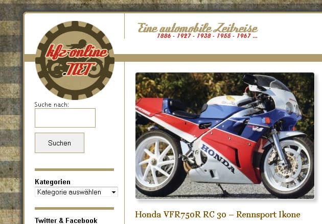 Honda VFR750R: Rückblick zur RC 30