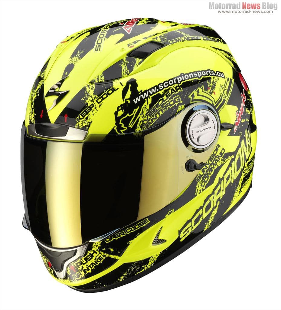 Scorpion exo1000 pulse yellow black