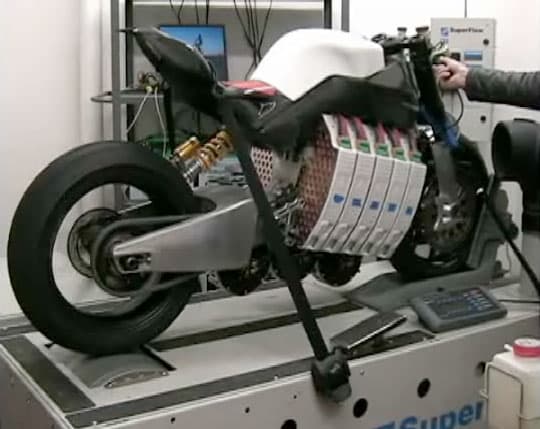 MotoCzysz E1pc: 0-193 km/h in 11 Sekunden
