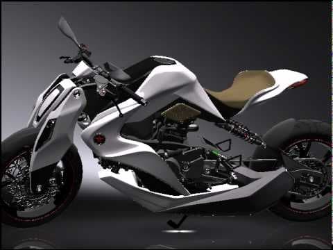 Igor Chak’s 2012 Izh-1 Hybrid Motorrad Konzept