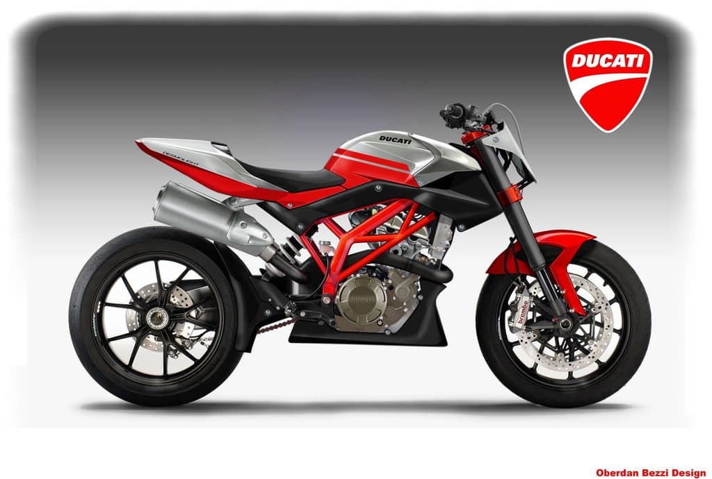 Ducati Desmolight 450 Konzept von Oberdan Bezzi