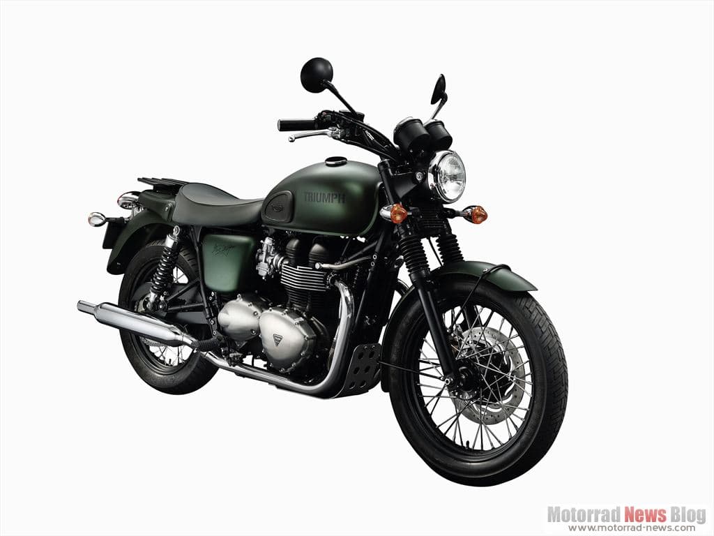Triumph Bonneville T100 2012: Steve McQueen Edition
