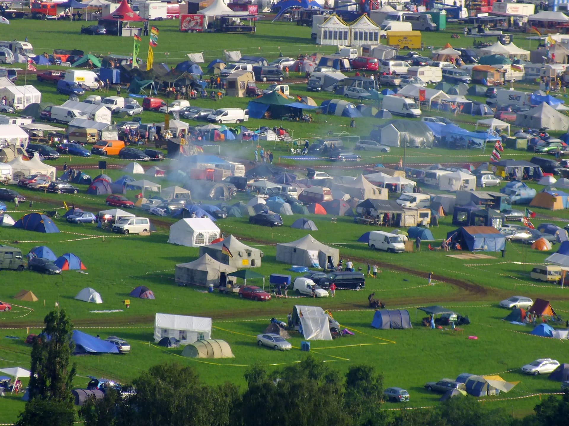 Sachsenring 2012 – Blick auf den Ankerberg (Donnerstag+Freitag)
