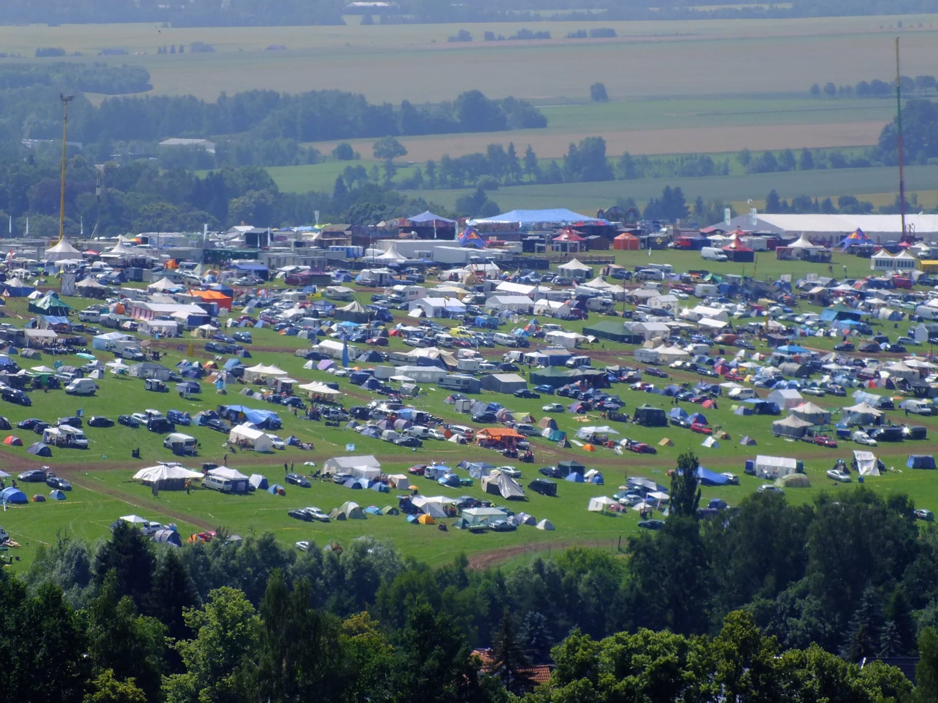 Sachsenring 2012 – Blick auf den Ankerberg