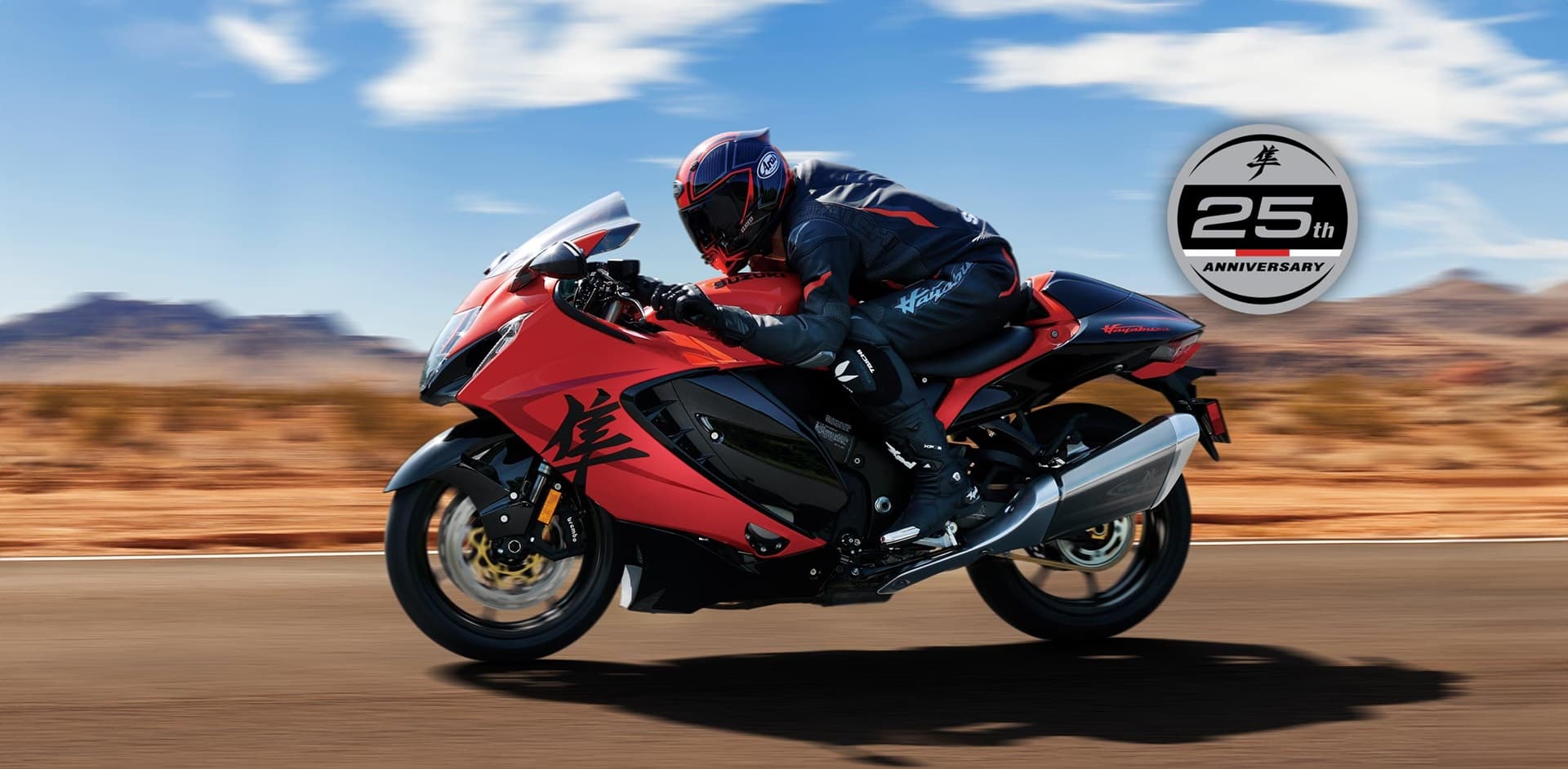 Suzuki präsentiert eine limitierte Sonderedition der Hayabusa zum 25. Jubiläum