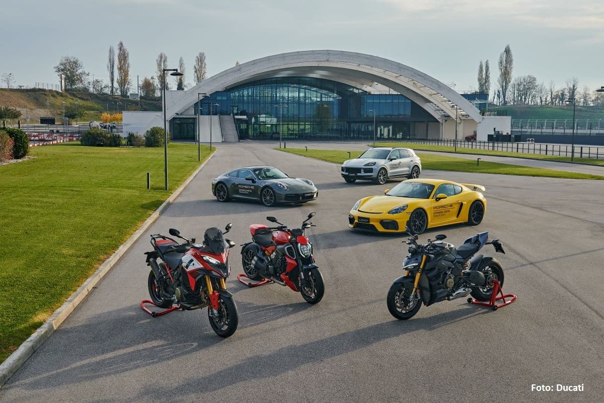 Porsche & Ducati Experience 2025: Exklusives Fahrerlebnis für Zwei- und Vierrad-Enthusiasten