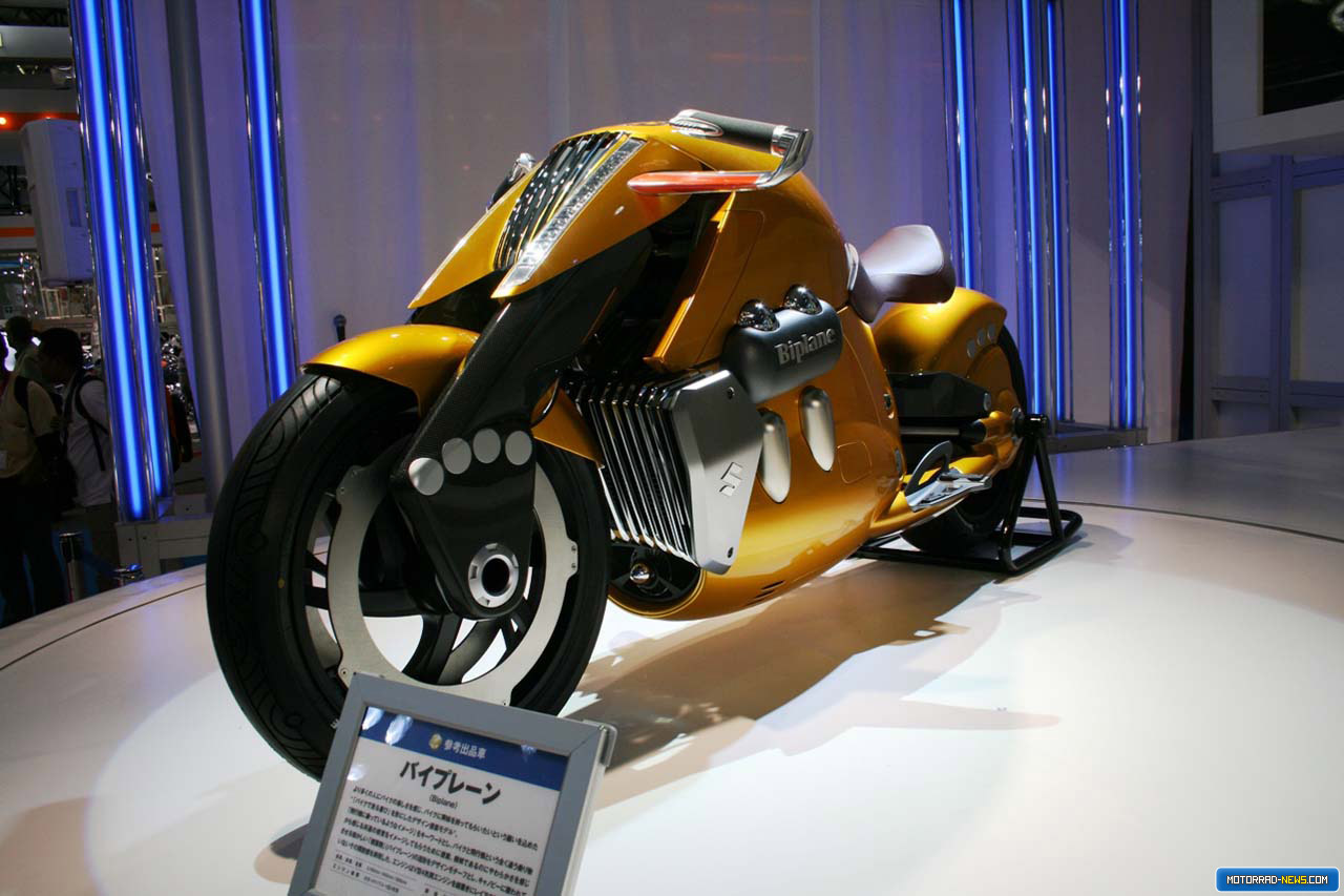 Suzuki Konzeptbike Biplane + Crosscage 1 suzuki biplane 1