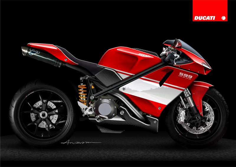 Ducati 599 Mono Concept – Desmo Einzylinder 1 ducati-599-mono-concept-dan-anderson-1