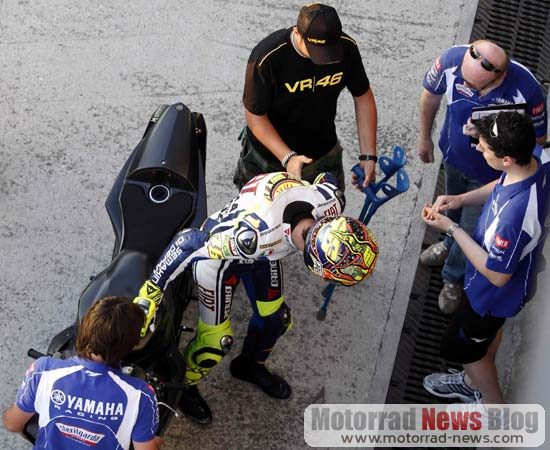 Tapfer Valentino! 1 Valentino-Rossi-Misano-test