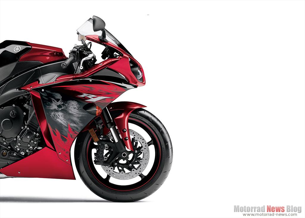 Yamaha YZF-R1 2011: jetzt wird geschädelt! 1 Yamaha-YZF-R1-Skull-2011-1