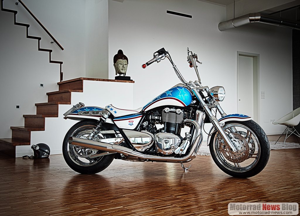 Triumph Thunderbird Umbau "Dennis-Hopper-Tribute" 1 Triumph Thunderbird Dennis-Hopper-Tribute-1
