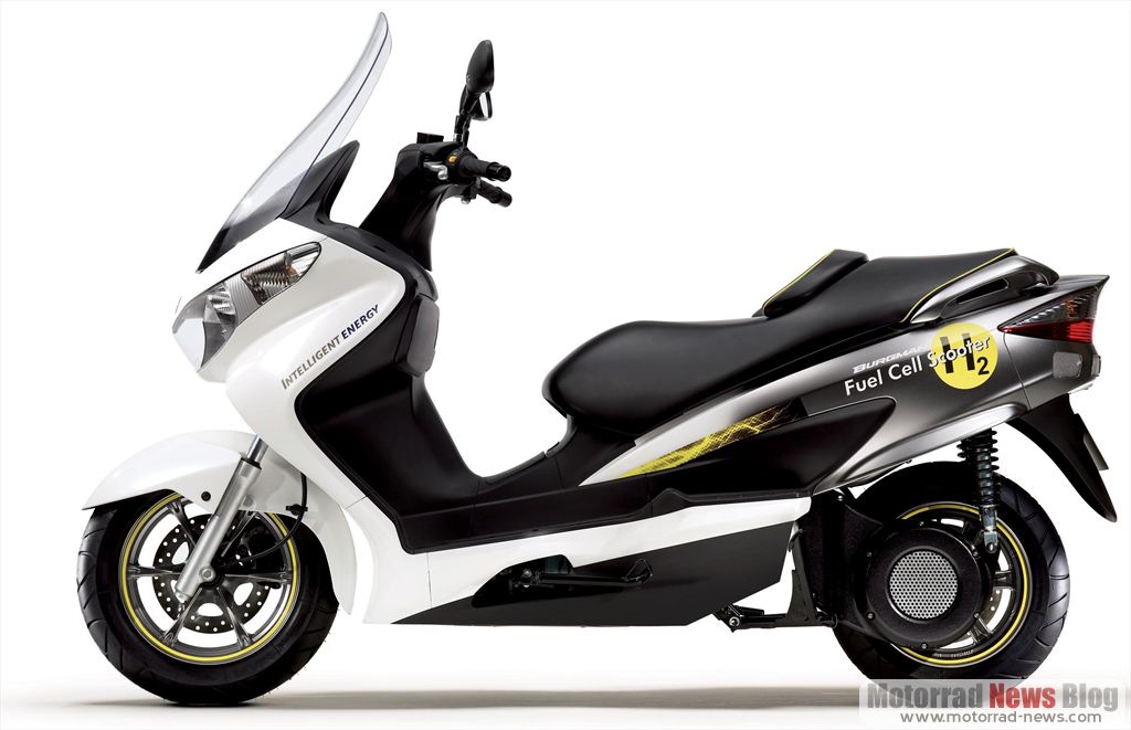 Suzuki Burgman Fuel-Cell Scooter: Brennstoffzellen-Fahrzeug mit EU-Zulassung 1 Suzuki Burgman Fuel Cell 2011