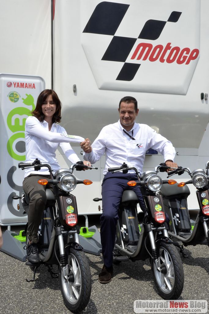 Yamaha übergibt Elektro-Roller EC-03 an Dorna 1 Yamaha EC03_MotoGP_Dorna