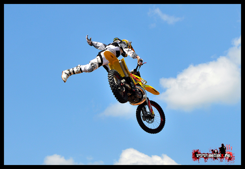 Auftakt Deutsche Freestyle Motocross Meisterschaft in Riesa 1 Kai Haase