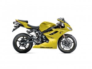 Triumph Daytona 2012 in Sulphur Yellow 2012.