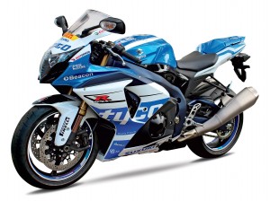 Als Hauptpreis darf sich ein Gewinner über diese schmucke Suzuki GSX-R 1000 TYCO Edition freuen.