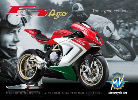 Zu Ehren von der "Nummer 1", Giacomo Agostini, bringt MV Agusta mit F3 800 AGO eine auf 300 Exemplare limierte Replika.