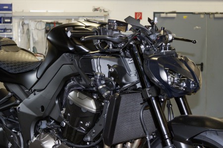 Kawasaki Z1000 Custom-Projekt "Super-Z" - das neue Projekt entsteht in Zusammenarbeit mit LSL und wird auf der INTERMOT 2014 präsentiert.