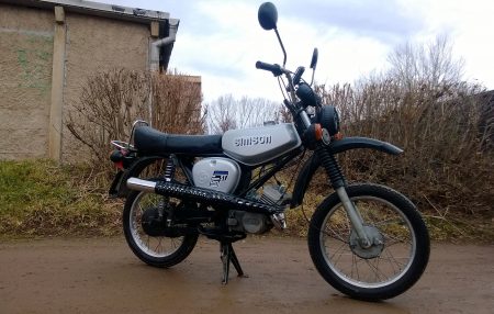 Neu aufgebaute Simson S51 Enduro von 1989.