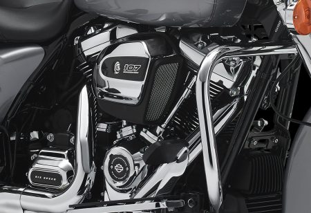 Der neue Motor bietet wieder das typische Harley-Erscheinungsbild, soll sich aber in allen Bereichen gegenüber dem Vorgänger verbessert haben.