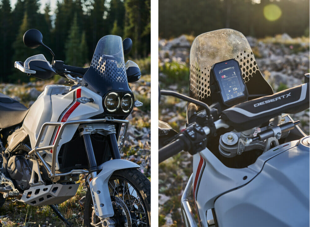 Ducati kündigt die Turn-by-Turn-Navigation für 2023 an 1 Ducati DesertX front view